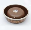 Environmental Skidproof Pet Bowl Dogs Cats Bowl Pet Supplies, Black, S (16X5CM)