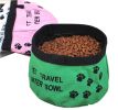 Portable Pet Travel Water Bowl Dogs Bowl Pet Supplies(5.5*4 In), Color randomly