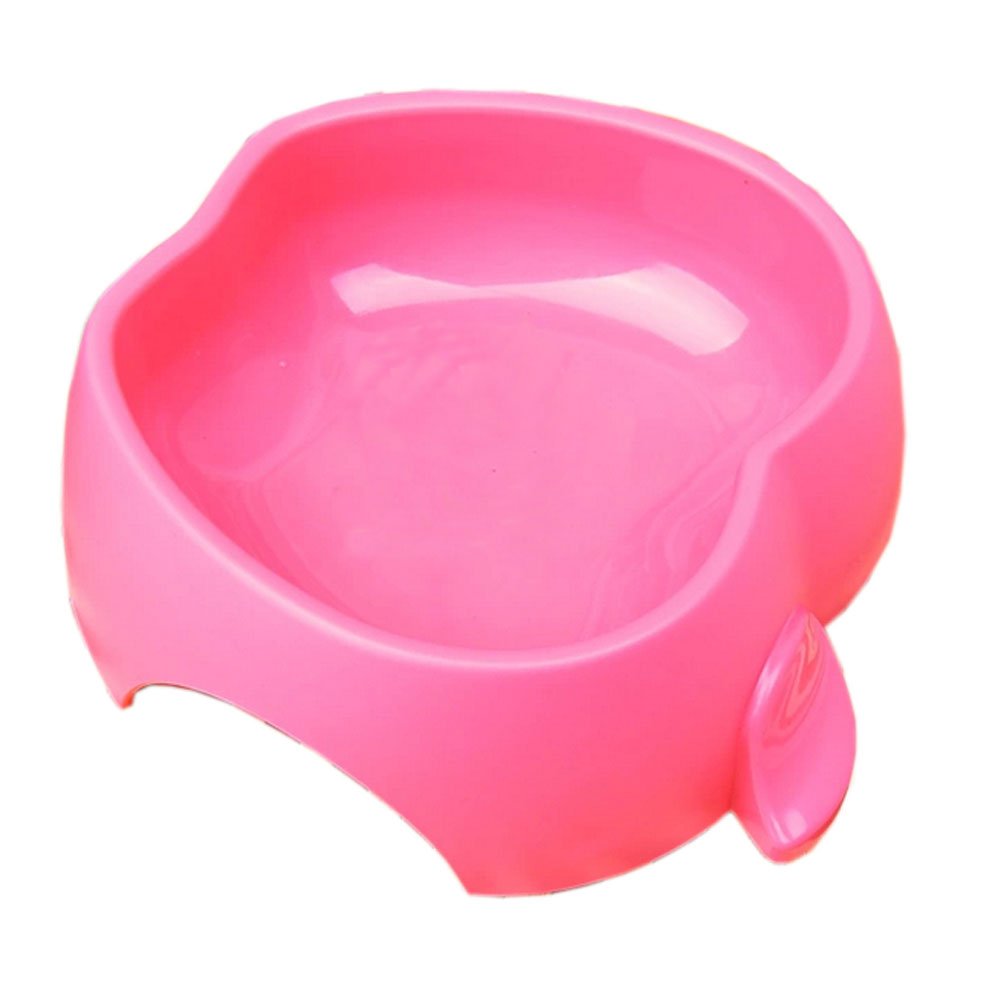 Apple Shaped Pet Bowl Dogs Bowl Pet Supplies RED(7.5 * 2 Inches)