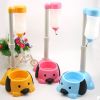 Pet kitten Puppy Adjustable Height Water Dispenser,Dog Water Bottle,BLUE