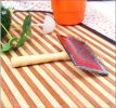 Wooden handle Stainless Steel Soft Comb Dog Brush Cat brush(Size: large)