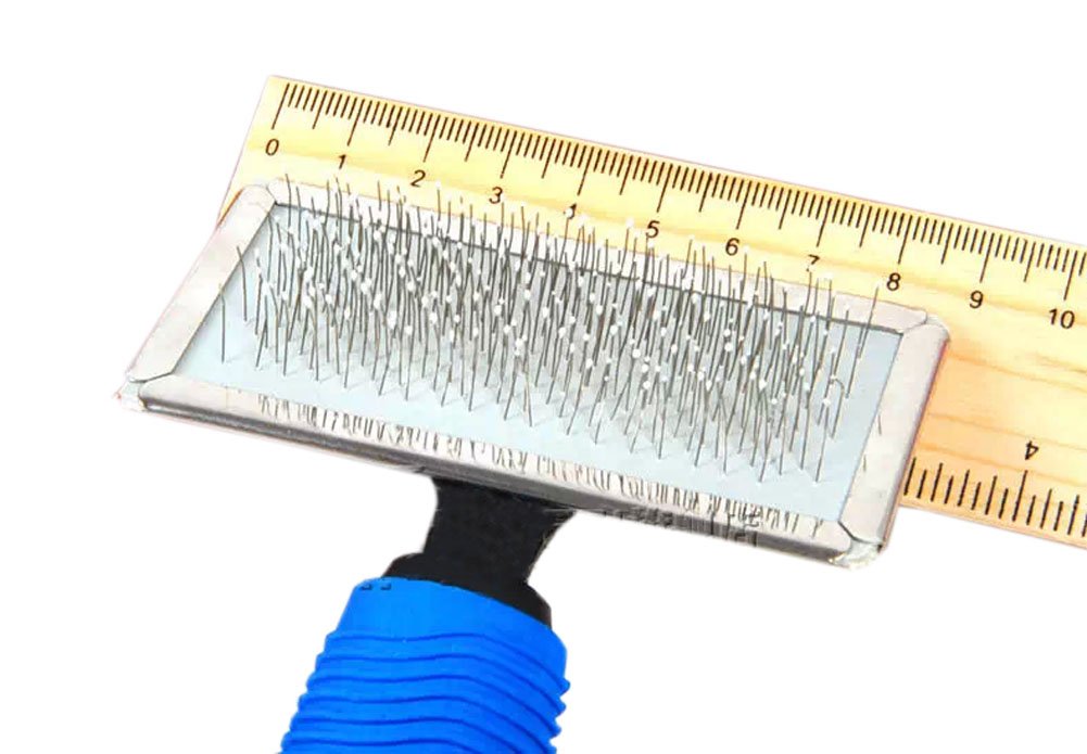Grooming Tool Soft Handle Needle Comb Massage brush for Dogs Cats