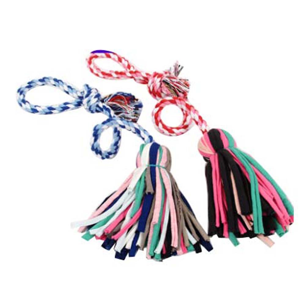 Pets Toy Multi-color Teeth Cleaning for Dogs Chew Toys Cotton Rope Material
