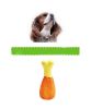 Set of 2 Creative Dog Durable Clean Teeth Chew Toy With Sound,Chicken Leg