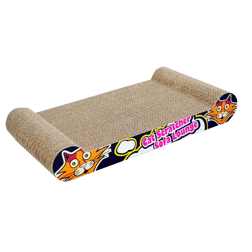 Graffiti Style Series Corrugated Paper Cat Scratching Pad/Board,Cat Bed,BLACK