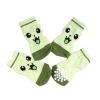 [GREEN]Smile Face Lovely Pets' Paw Protectors Cute Dogs' Socks 4PCs 2L(40*110cm)