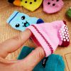 [BLUE]Smile Face Lovely Pets' Paw Protectors Cute Dogs' Socks 4PCs 2L(40*110cm)
