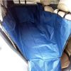 Waterproof Oxford Fabric Pet Car Seat Cover Dog Mat for Rear Seat, Blue
