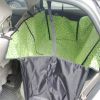 Waterproof Pet Car Seat Cover Dog Travel Mat for Rear Seat, Green Cloud