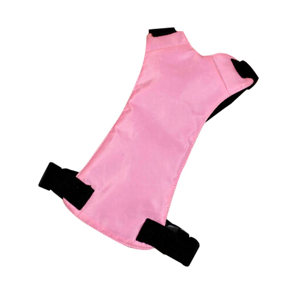 Convenient Simple Dog Car Vest Harness Pet Safety Seat Belt PINK, L