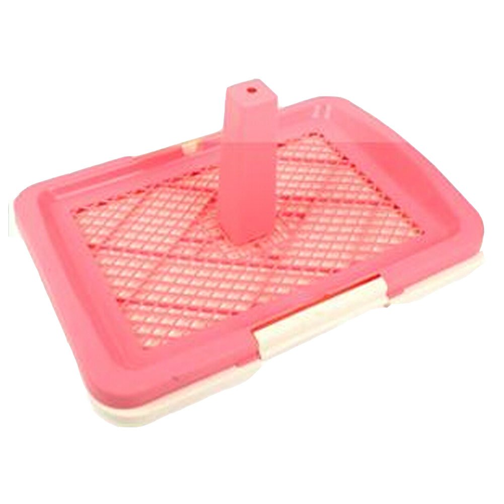 Simple Design  Pet Supplies & Indoor Pet Potty Dog Toilet (18"*13"*2'),PINK