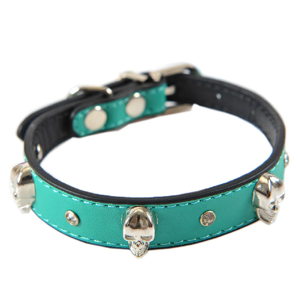 Fashionable Skull Rhinestone Decorated Adjustable Collar (Fit 26~32cm neck)