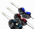 Lace Trimming Bownot Decorated Adjustable Collar BLUE(Fit 27~31cm neck)