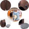 Small Medium Cat Cave Bed Pet Condo House Sleeping Bed for Cats and Pet Pink