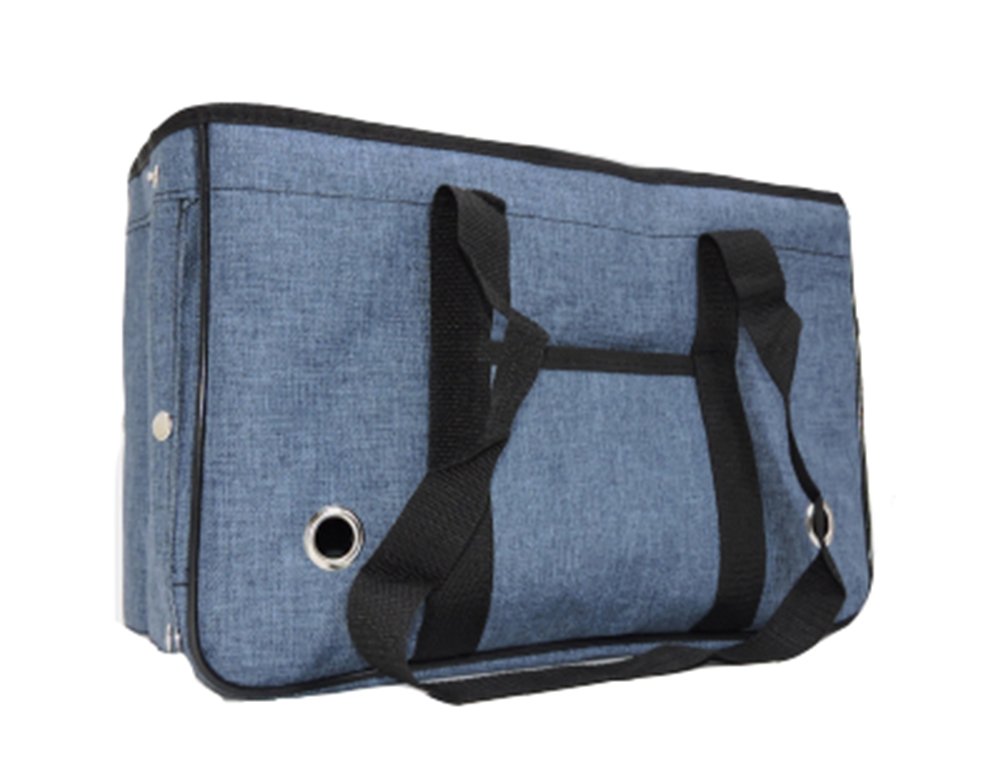 Pet Carrier Soft Sided Travel Bag for Small dogs & cats- Airline Approved, Blue #24