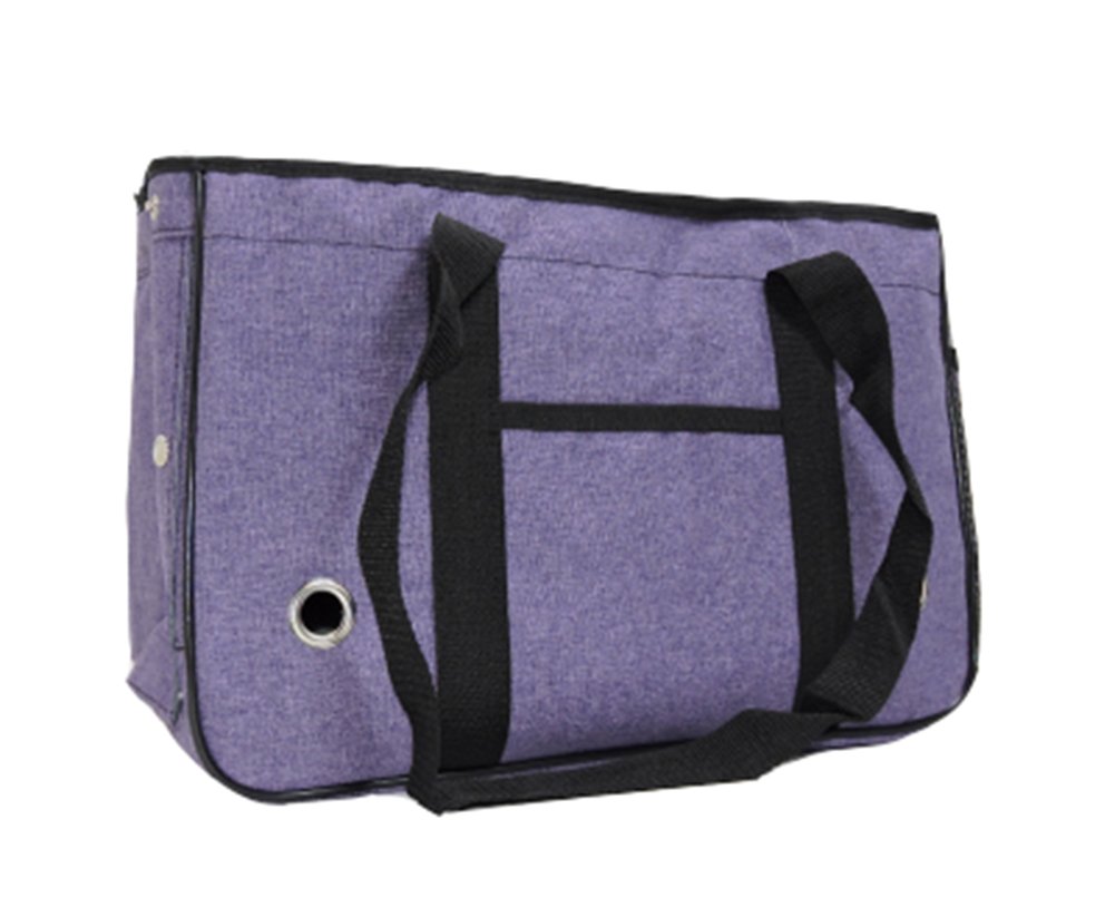 Pet Carrier Soft Sided Travel Bag for Small dogs & cats- Airline Approved, Purple #24
