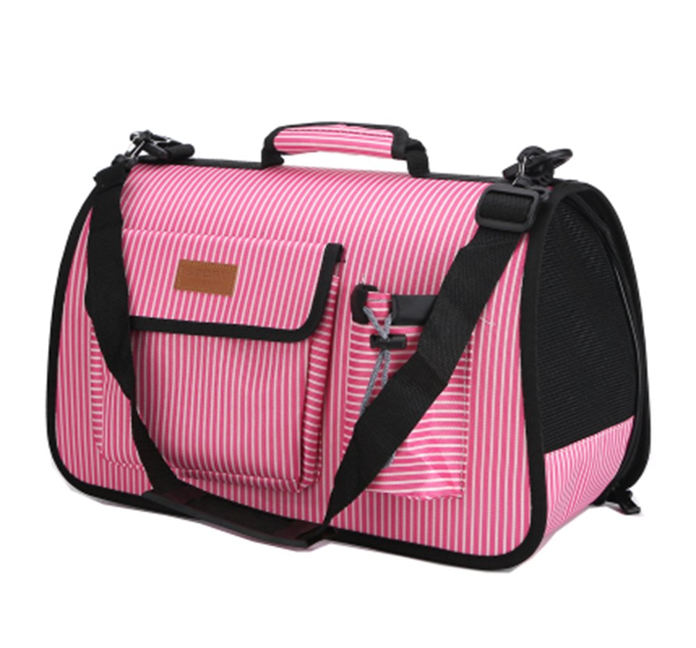 Pet Carrier Soft Sided Travel Bag for Small dogs & cats- Airline Approved #52