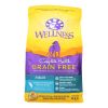 Wellness Pet Products Dog Food - Grain Free - White Fish and Menhanden Fish Recipe - Case of 6 - 4 lb.