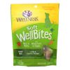 Wellness Soft Wellbites Lamb & Salmon Recipe Natural Dog Treats  - Case of 8 - 6 OZ