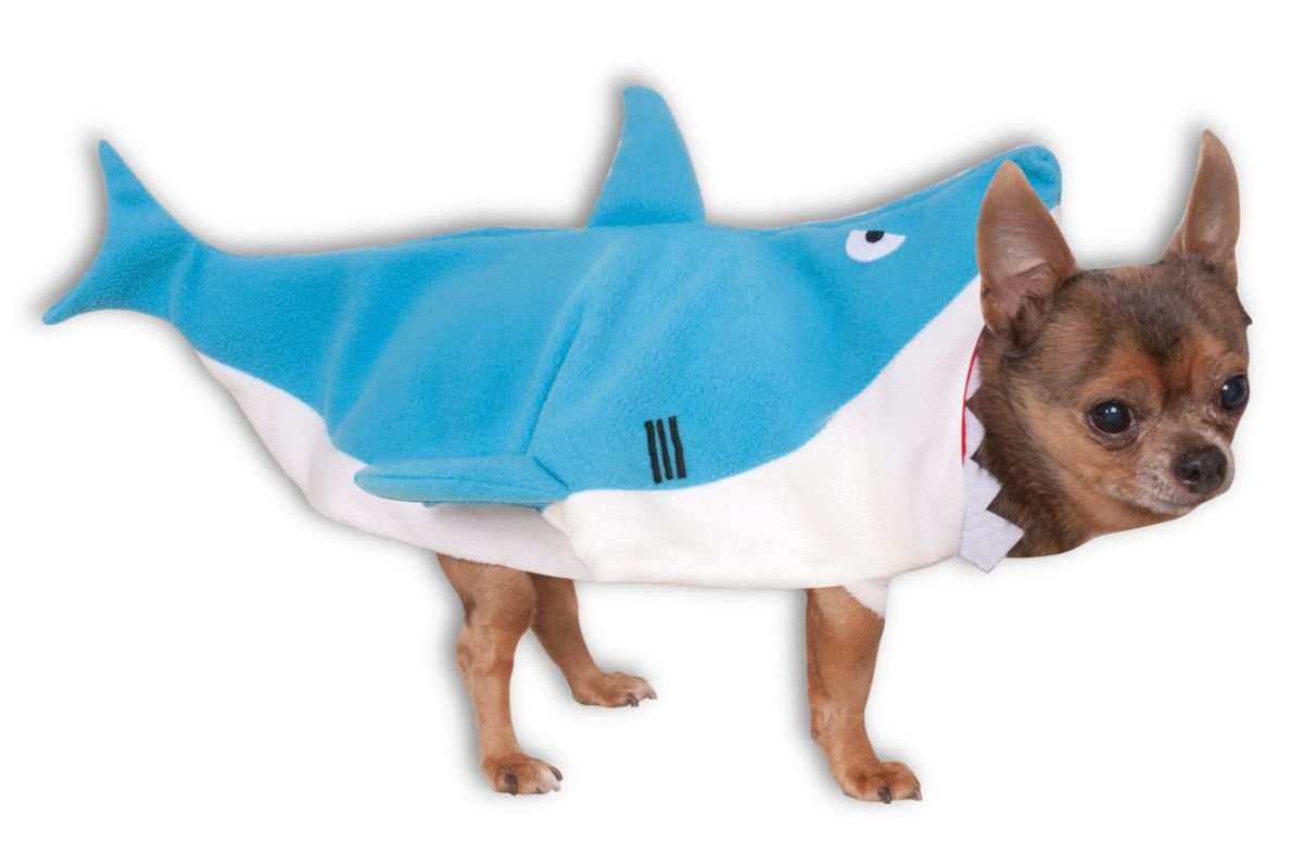 Shark Pet Jacket Costume Meduim