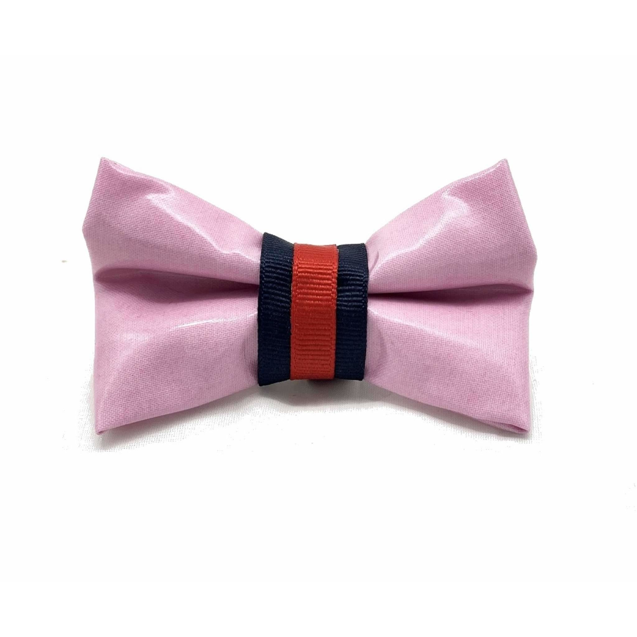 Kitsune shiny pink bow tie