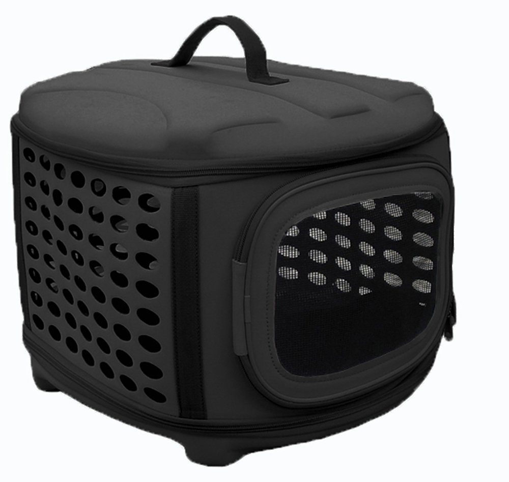 Circular Shelled Perforate Lightweight Collapsible Military Grade Transporter Pet Carrier