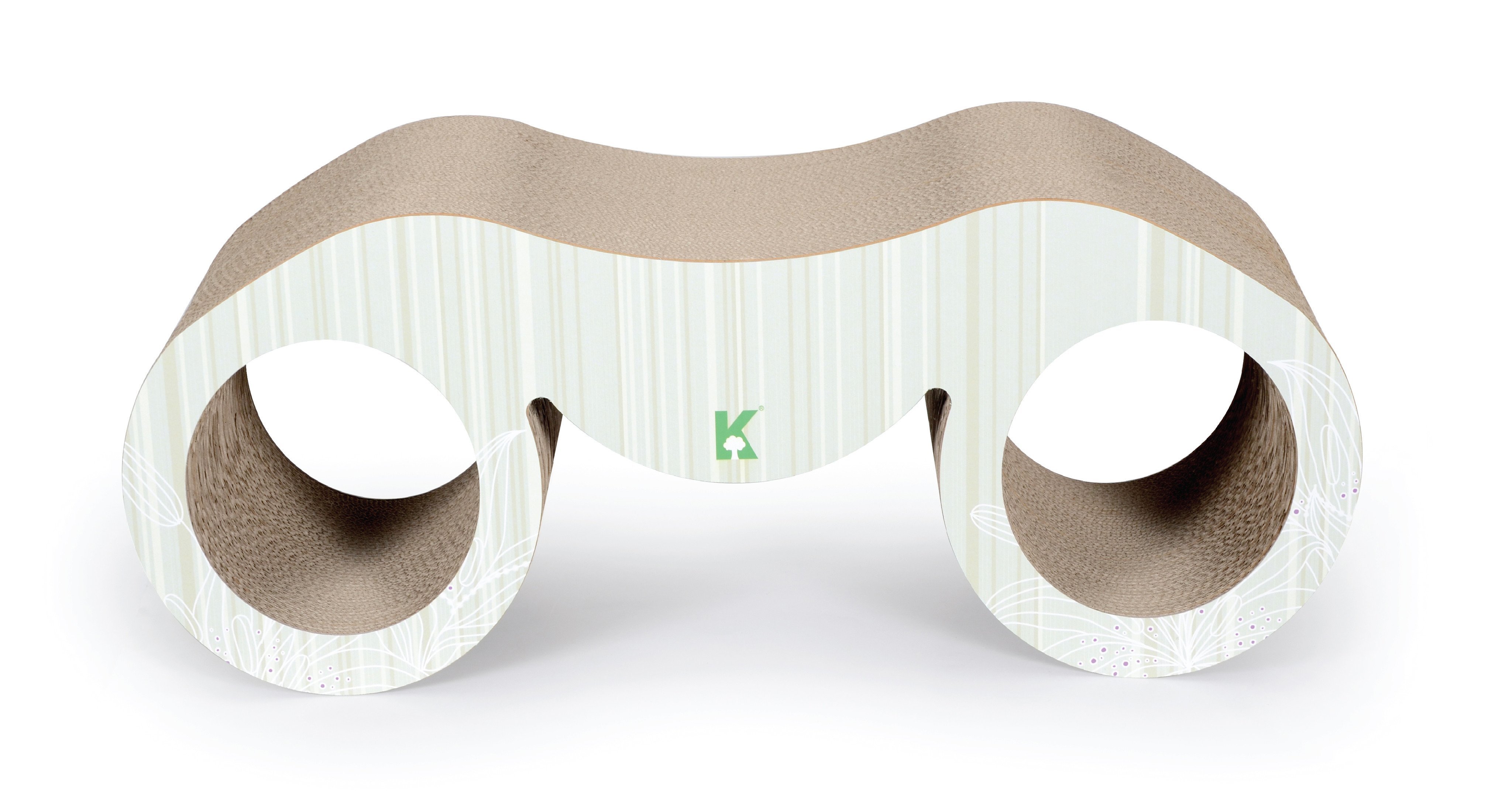 Pet Life Binocular Ultra Premium Modern Exquisite Contoured Cat Scratcher