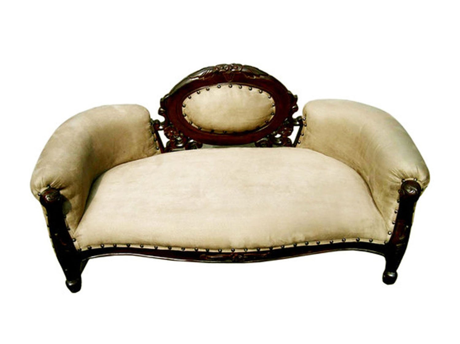 Mahogany French Dolat Pet Sofa