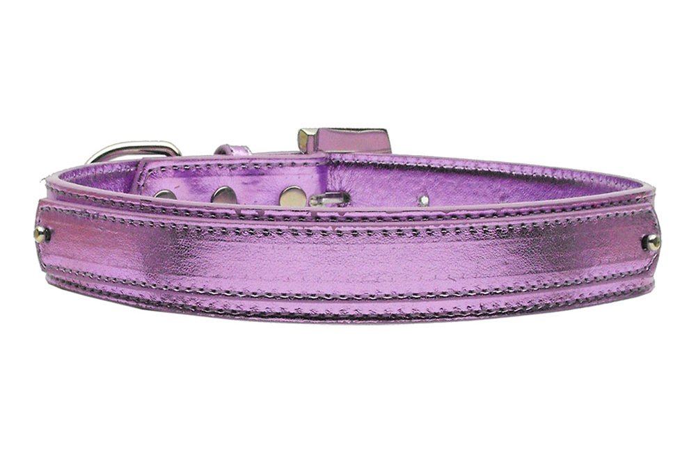 3/4" (18mm) Metallic Two-Tier Collar Purple Medium