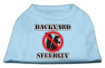 Backyard Security Screen Print Shirts Baby BLargeue Large (14)