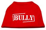 Bully Screen Printed Shirt Red XXL (18)