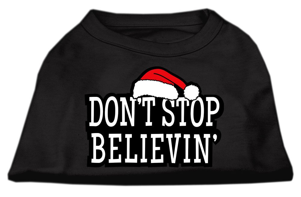 Don't Stop Believin' Screenprint Shirts Black Medium (12)