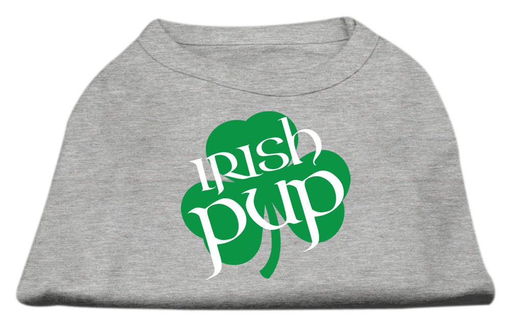 Irish Pup Screen Print Shirt Grey XXXL (20)