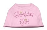 Birthday Girl Rhinestone Shirt Light Pink XXL (18)