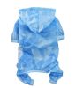 [B] Stylish Dog Raincoat Pet Raincoat Dog Hooded Raincoat Rain Gear