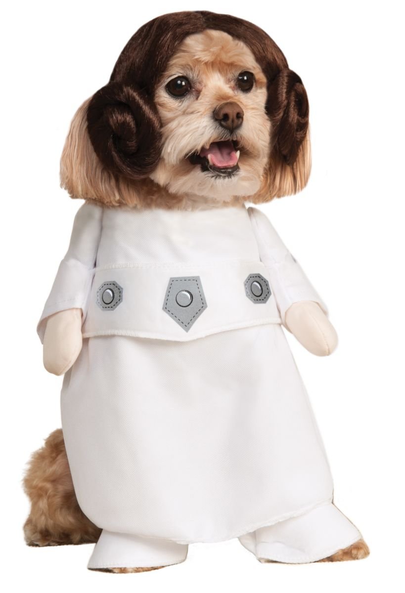Star Wars Pet Classic Princess Leia Costume Meduim