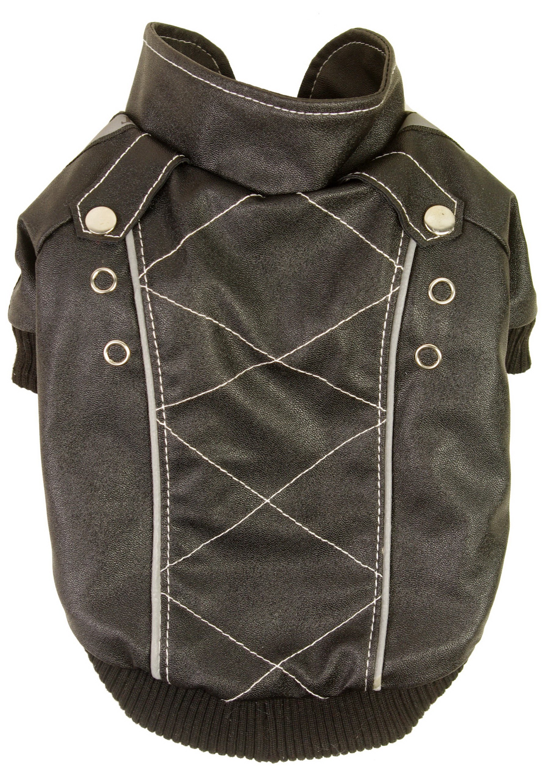 Wuff-Rider Fashion Suede Stitched Pet Coat