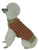 Butterscotch Box Weaved Heavy Cable Knitted Designer Turtle Neck Dog Sweater