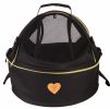 Pet Life  'Air-Venture' Dual-Zip Airline Approved Panoramic Circular Travel Pet Dog Carrier