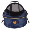 Pet Life  'Air-Venture' Dual-Zip Airline Approved Panoramic Circular Travel Pet Dog Carrier