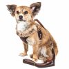 Pet Life  Luxe 'Furracious' 2-In-1 Mesh Reversed Adjustable Dog Harness-Leash W/ Removable Fur Collar