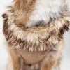 Pet Life  Luxe 'Furracious' 2-In-1 Mesh Reversed Adjustable Dog Harness-Leash W/ Removable Fur Collar