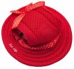 Pet Life  'Sea Spot Sun' Uv Protectant Adjustable Fashion Mesh Brimmed Dog Hat Cap
