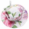 Pet Life  'Botanic Bark' Floral Uv Protectant Adjustable Fashion Canopy Brimmed Dog Hat Cap