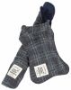 Touchdog  2-In-1 Windowpane Plaided Dog Jacket With Matching Reversible Dog Mat