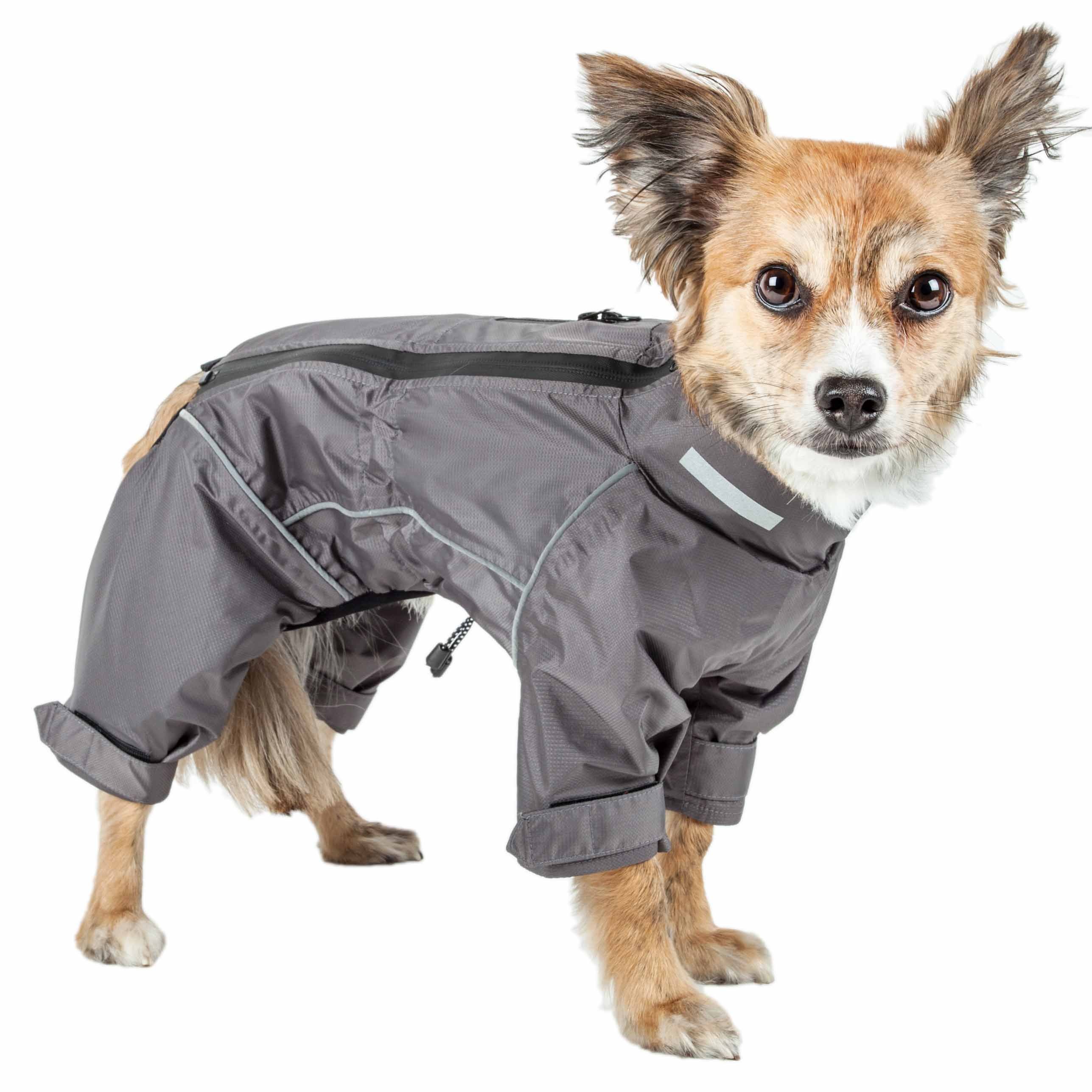 Dog Helios  'Hurricanine' Waterproof And Reflective Full Body Dog Coat Jacket W/ Heat Reflective Technology