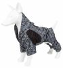 Pet Life  Active 'Downward Dog' Heathered Performance 4-Way Stretch Two-Toned Full Body Warm Up Hoodie