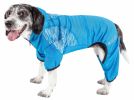 Pet Life  Active 'Pawsterity' Heathered Performance 4-Way Stretch Two-Toned Full Bodied Hoodie